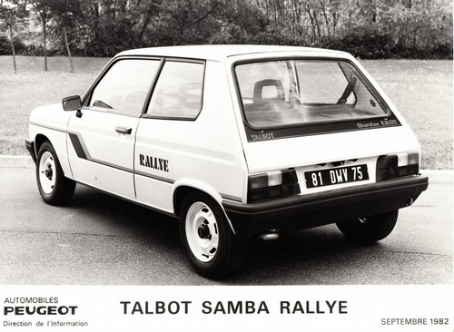 Talbot Samba Rallye (1983-1985) | L'Automobile Ancienne