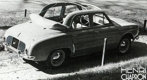 Renault Dauphine Découvrable Chapron (1)