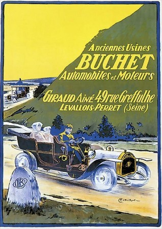  publicité des automobiles BUCHET (1910 environ)