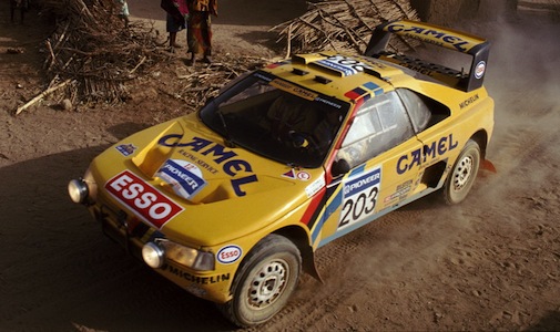 124 - Paris Dakar 1990. Vatanen/Berglund. Peugeot 405 Turbo 16. Vainqueur