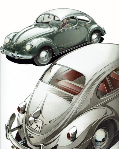 Amortisseur de direction pour Volkswagen Coccinelle 1200, 1300, 1500, 60 Amortisseur de direction pour Volkswagen Coccinelle 1200, 1300, 1500, 60