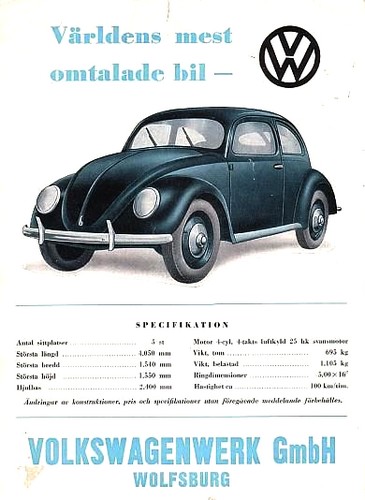 Miniature Volkswagen Coccinelle Gestapo 1945 – Rio 1/43 – Neuve